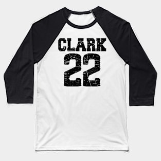 Caitlin Clark logo 22 Baseball T-Shirt